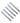 Sand EEL Fly - 3.25 Inch Saltwater Streamer with Holographic Flash Body, 3D Eyes and Sharp Barbed Hook, 5 Flies per Box for Shad, Mackerel, Striped Bass, Bluefish & Snapper